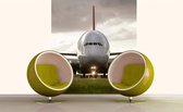 Dimex Airbus Vlies Fotobehang 225x250cm 3-banen