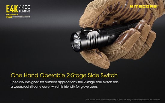 Nitecore E4K Zaklamp - Outdoor