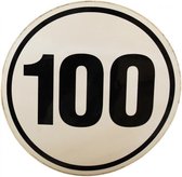 Markeringssticker 100km/h