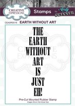 Creative Expressions • Pre cut rubber stamp Andy Skinner earth