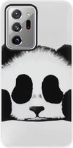 ADEL Siliconen Back Cover Softcase Hoesje Geschikt voor Samsung Galaxy Note 20 Ultra - Panda