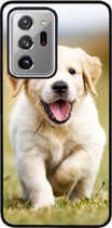 ADEL Siliconen Back Cover Softcase Hoesje Geschikt voor Samsung Galaxy Note 20 Ultra - Labrador Retriever Hond