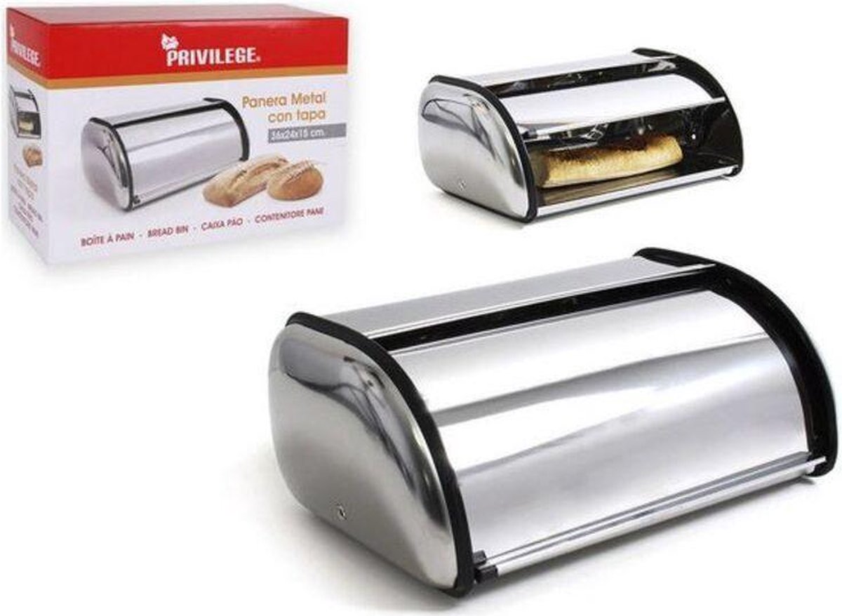 Broodmand Privilege Metaal (36 x 24 x 15 cm)