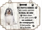 Tableau Déco - Bobtail Terrier