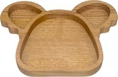 Houten Koala Kid plaat, houten Kid plaat, handgemaakte Koala plaat, handgemaakte Kid plaat, handgemaakte plaat, houten plaat voor kinderen, Baby platen