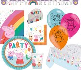 Amscan Feestset Peppa Pig Junior Papier 56-delig