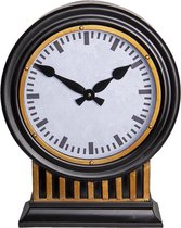 Clayre & Eef Horloge sur pied 37x45 cm Noir Métal Horloge debout
