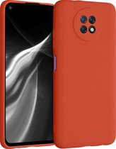 kwmobile telefoonhoesje geschikt voor Xiaomi Redmi Note 9T - Hoesje voor smartphone - Back cover in mandarijn oranje