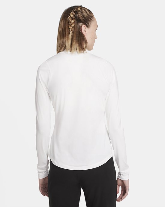 Nike Woman Victory Long Sleeve Crew Top White