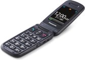 Panasonic KX-TU446EXB, Clapet, SIM unique, 6,1 cm (2.4"), 320 x 240 pixels, Bluetooth, Noir