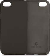 Coverzs Luxe Liquid Silicone case geschikt voor Apple iPhone SE 2020 / SE 2022 - donkergrijs