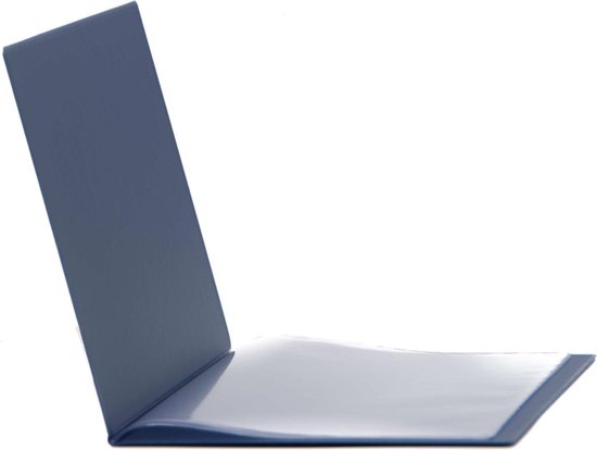 Foto: Goodline pvc portfoliomap geschikt voor 8 pagina s type classic donkerblauw