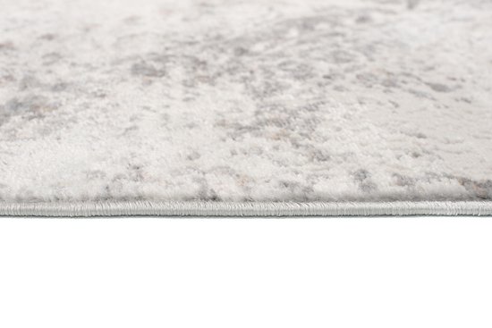 Tapiso Valley Tapis Salon Chambre Grijs Clair Mosaïque Design Abstraite Vintage Atmosphère Atmosphérique Durable Haute Qualité Tapis Taille - 200x300
