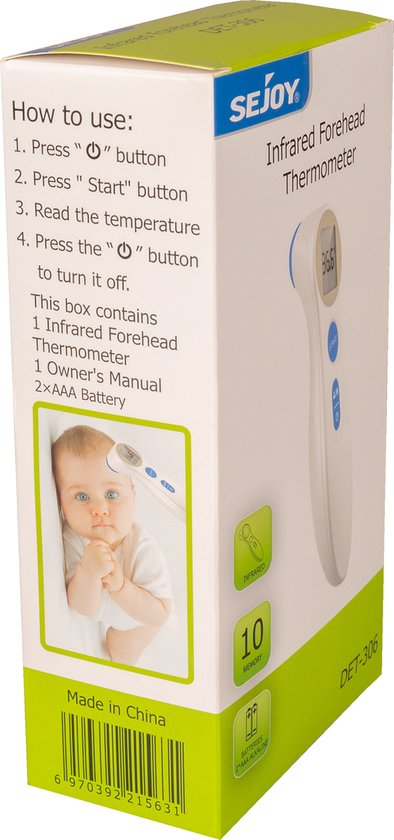 Thermomètre auriculaire infrarouge ThermoScan7 - Made in Bébé