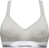 Calvin Klein dames Modern Cotton bralette top - met voorgevormde cups - grijs - Maat: S