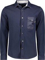 Gabbiano Overhemd Double Face Overhemd Met Borstzak 331780 Navy Mannen Maat - XXL