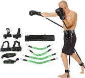 Bounce Trainer Fitness Weerstandsband Bokspak Latex Buis Spankabel Been Taille Trainer, Gewicht: 150 Pounds (Groen)