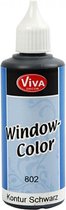 window Color contour zwart 80 ml