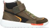 Shoesme Rf21w034 Hoge sneakers - Leren Sneaker - Jongens - Groen - Maat 23