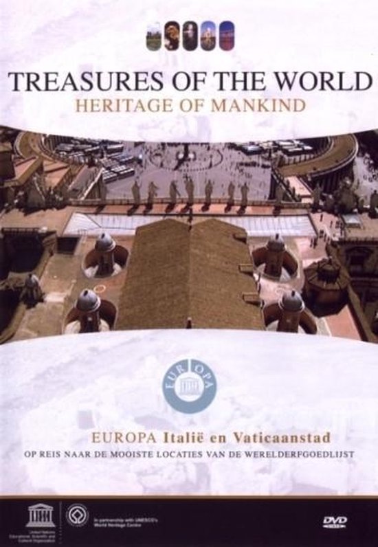 Cover van de film 'Treasures Of The World - Italië en Vaticaanstad'