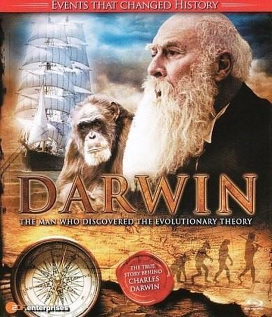 Cover van de film 'Darwin - De Ontdekker Van De Evolutieleer'