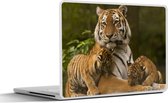 Sticker pour ordinateur portable - 11,6 pouces - Tigres - Oursons - Nature