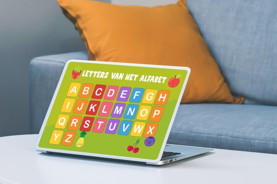 Sticker pour ordinateur portable - 12,3 pouces - Chambre d'enfants - Éducatif - Alphabet