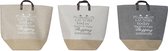 Wasmand DKD Home Decor Polyester (3 pcs) (60 x 30 x 50 cm)