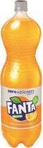 Verfrissend drankje Fanta Zero Oranje (2 L)