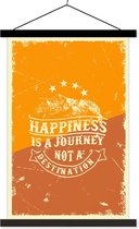 Porte-affiche avec affiche - Affiche scolaire - Vintage - Berg - Texte - 60x90 cm - Lattes noires
