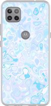Smartphonebooster Telefoonhoesje - Back Cover - Geschikt Voor Motorola Moto G 5G - Blue En Blue
