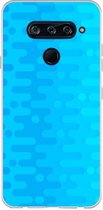 Smartphonebooster Telefoonhoesje - Back Cover - Geschikt Voor LG V40 ThinQ - Blue En Blue