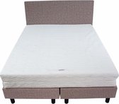 Bedworld Boxspring 140x190 - Stevig - Velours - Lila (ML62)