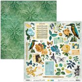 Scrapbookpapier - JMA New awakening nr. 40 - 30,5x30,5 cm - 200 gram - Studiolight - 1 vel