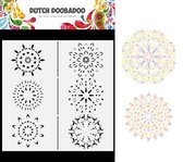 DDBD Dutch mask art slimline mandalas