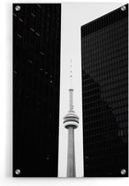 Walljar - Toronto - CN Tower - Muurdecoratie - Plexiglas schilderij