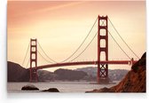 Walljar - San Francisco - Golden Gate Bridge II - Muurdecoratie - Poster.