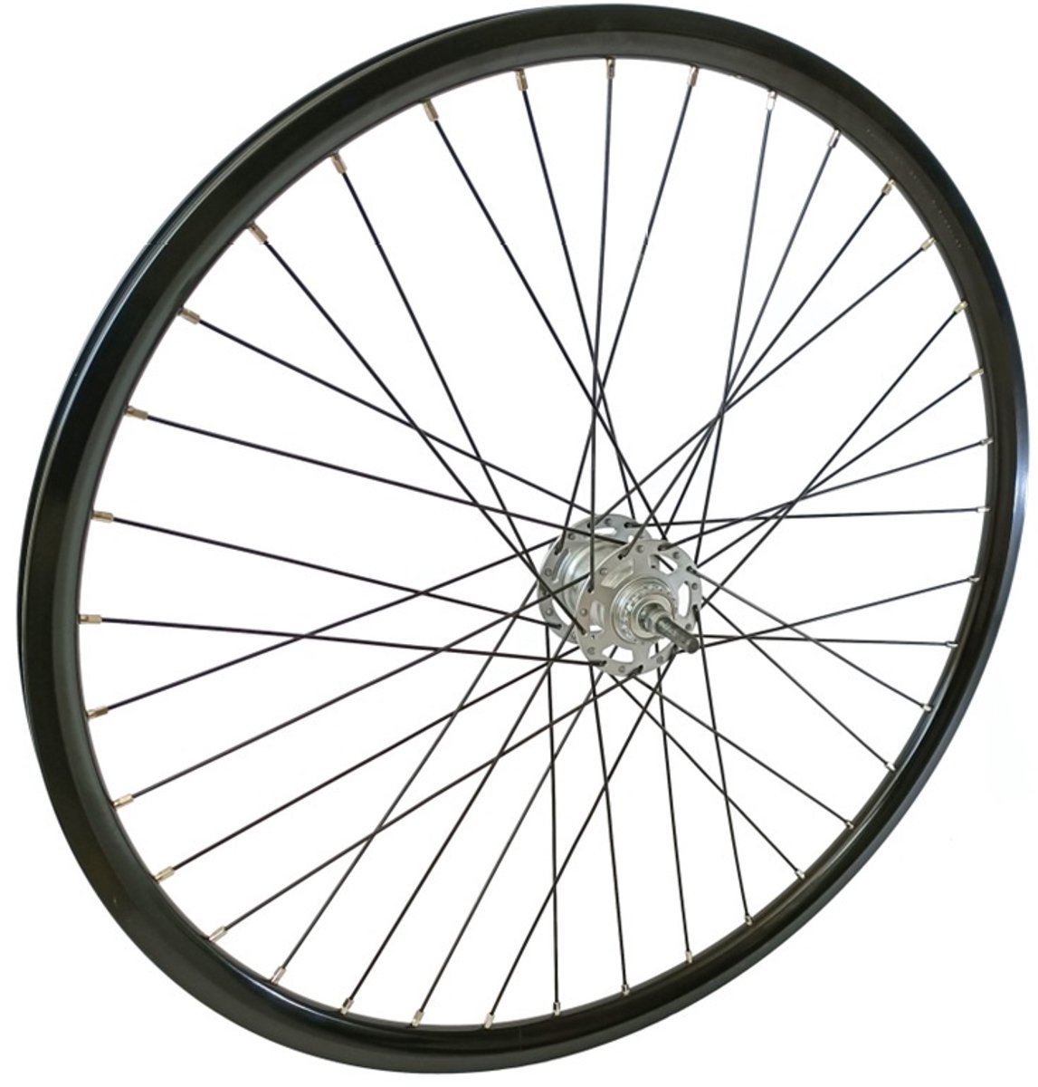Falkx Achterwiel 28 inch - Nexus 3 - Rollerbrake compatibel - Zwarte aluminium velg