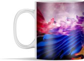 Mok - De blauwe draak spuwt roze rook - 350 ml - Beker