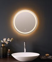 Calisto Design Lazio Badkamerspiegel Rond 60x60 cm - LED verlichting - Verwarming - Anti Condens - Calisto Design