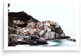 Walljar - Seaside Town - Muurdecoratie - Poster