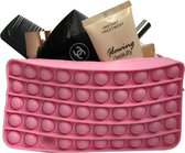Pop It - Fidget - Pennenzak Сachette - etui - roze