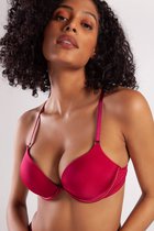 Garland Racerback Voorgevormde Beugel Heavy Push up BH - WIJN-ROOD -  Maat  85B