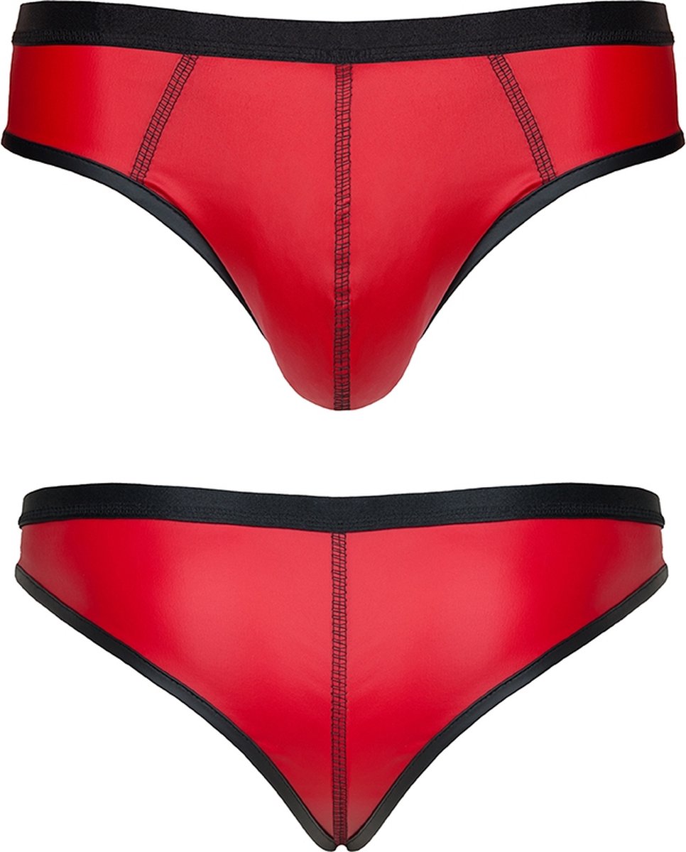 LINGERIE OUTLET Wetlook Brazilian Style Briefs for Men - S red 2XL | bol.com