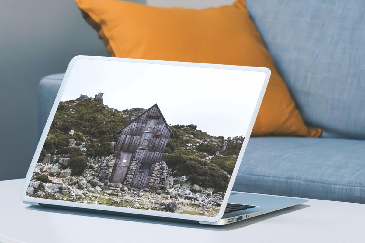 Afbeelding van product SleevesAndCases  Laptop sticker - 17.3 inch - Australië - Huis - Berg
