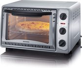 Elektrische mini-oven | Bak- en Toastoven, Premium kwaliteit, Dubbele Beglazing | Timer, gebruiksvriendelijk en perfect voor kleine ruimtes