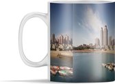 Mok - Boten in de haven van Shenyang in China - 350 ml - Beker