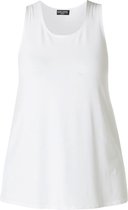BASE LEVEL CURVY Abbigail Top - White - maat 5(58/60)