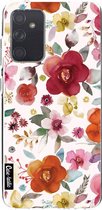 Casetastic Samsung Galaxy A72 (2021) 5G / Galaxy A72 (2021) 4G Hoesje - Softcover Hoesje met Design - Flowers Multi Print