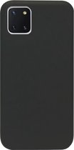 ADEL Siliconen Back Cover Softcase Hoesje Geschikt voor Samsung Galaxy Note 10 Lite - Zwart